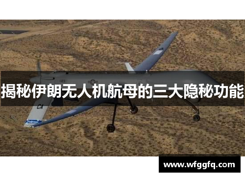揭秘伊朗无人机航母的三大隐秘功能